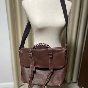 Bonfanti Leather Messenger Bag